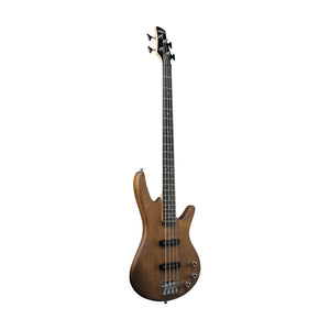 Ibanez GSR180-LBF 4-String Electric Bass Guitar, Transparent Light Brown Flat