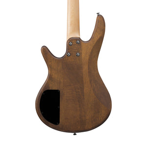 Ibanez GSR180-LBF 4-String Electric Bass Guitar, Transparent Light Brown Flat