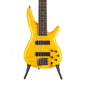 Ibanez GVB1006-AM Gerard Veasley Signature 6-String Electric Bass w/Case, Amber