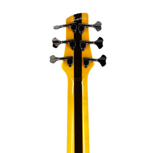 Ibanez GVB1006-AM Gerard Veasley Signature 6-String Electric Bass w/Case, Amber