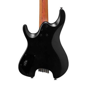 Ibanez QX52-BKF Headless Electric Guitar w/Bag, Black Flat