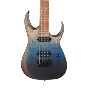 Ibanez RGD7521PB-DSF 7-String Electric Guitar, Deep Seafloor Fade Flat