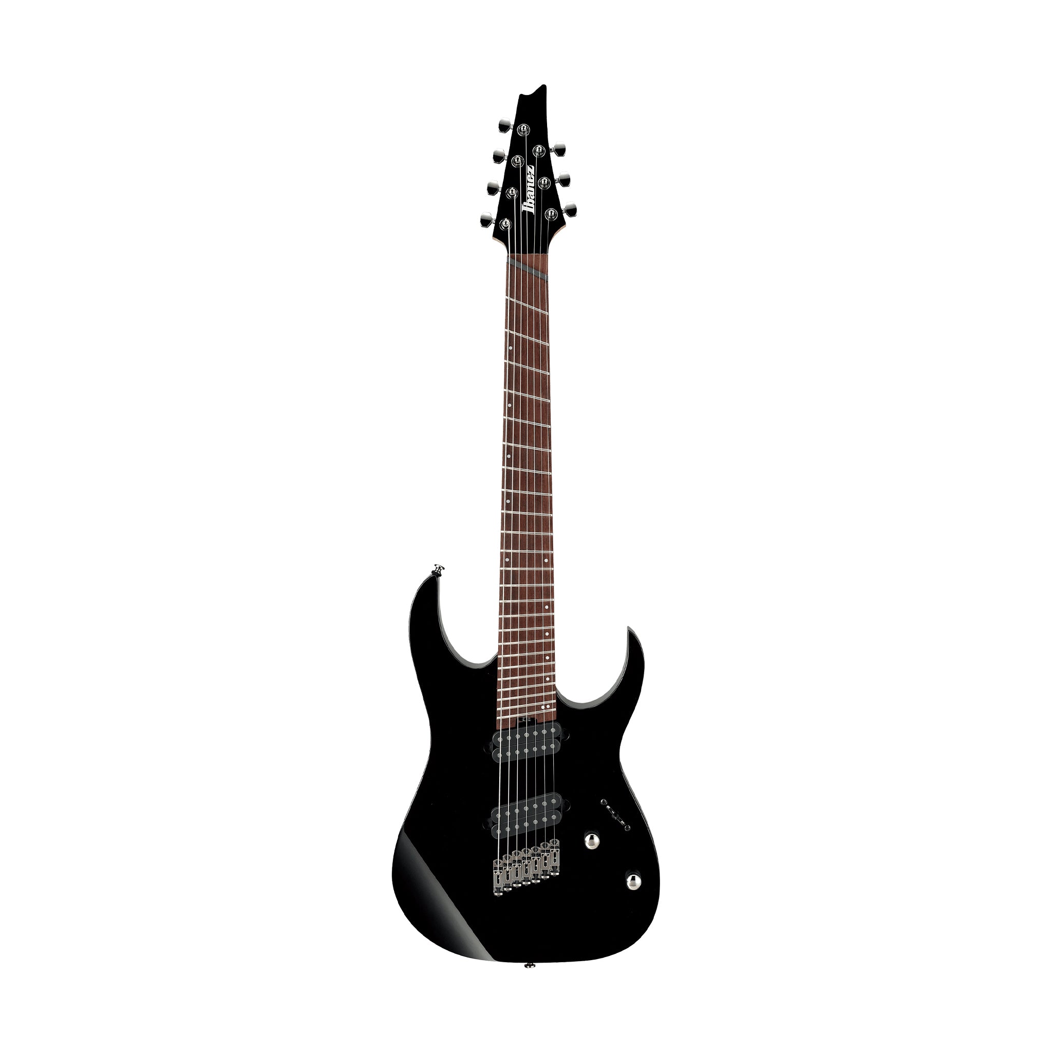 Ibanez RGMS7-BK 7-String Electric Guitar, Black