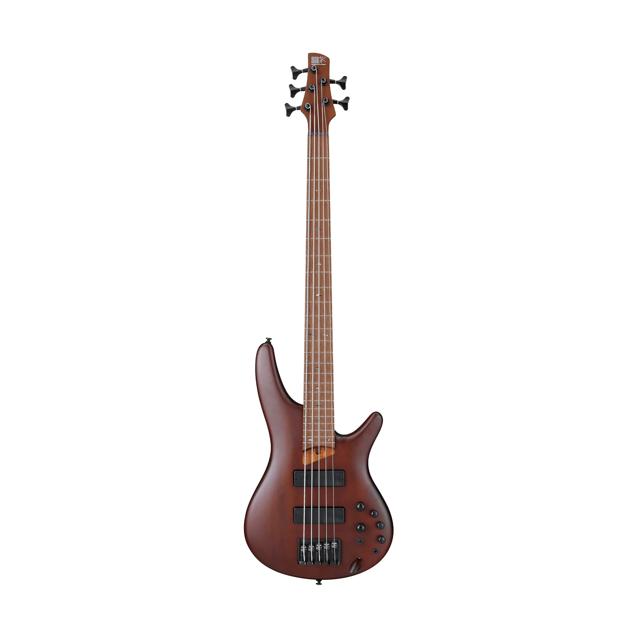 Ibanez Premium SR505E-BM 5-String Electric Bass Guitar, Brown Mahogany
