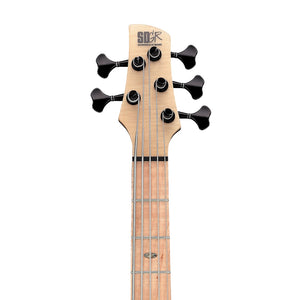 Ibanez Premium SR5FMDX2-NTL 5-String Electric Bass Guitar w/Gig Bag, Natural Low Gloss