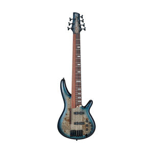 Ibanez SRAS7-CBS 7-String Electric Bass Guitar w/Case, Cornflower Blue Sunburst