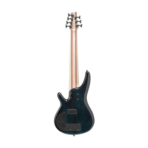 Ibanez SRAS7-CBS 7-String Electric Bass Guitar w/Case, Cornflower Blue Sunburst