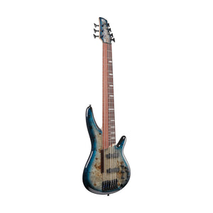Ibanez SRAS7-CBS 7-String Electric Bass Guitar w/Case, Cornflower Blue Sunburst