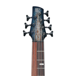 Ibanez SRAS7-CBS 7-String Electric Bass Guitar w/Case, Cornflower Blue Sunburst