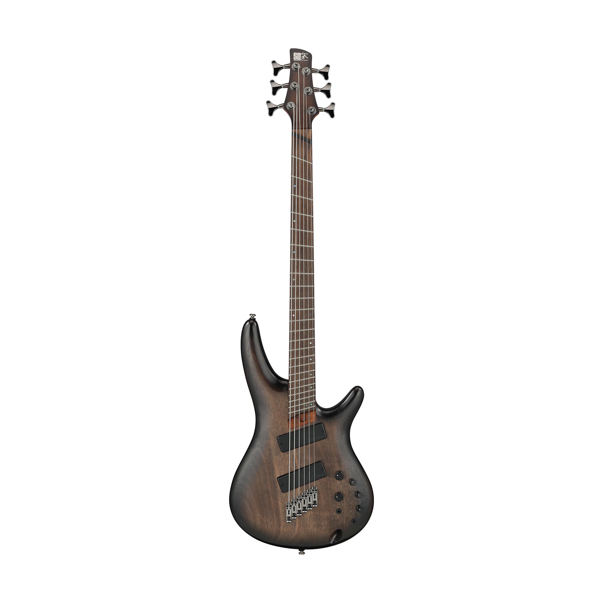 Ibanez SRC6MS-BLL 6-String Bass Guitar, Black Stained Burst Low Gloss