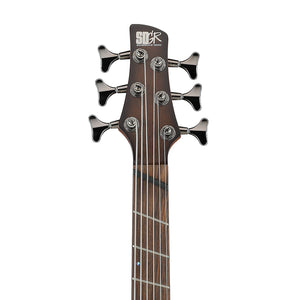 Ibanez SRC6MS-BLL 6-String Bass Guitar, Black Stained Burst Low Gloss
