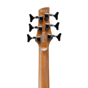 Ibanez SRC6MS-BLL 6-String Bass Guitar, Black Stained Burst Low Gloss