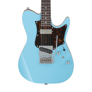 Ibanez TQMS1-CTB Tom Quayle Signature Electric Guitar w/Case, Celeste Blue