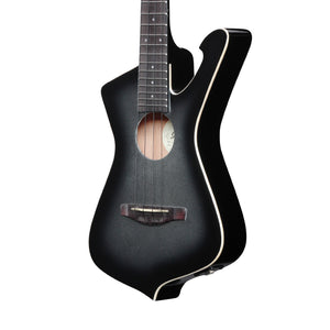 Ibanez UICT10-MGS Ukulele w/Bag, Metallic Grey Sunburst