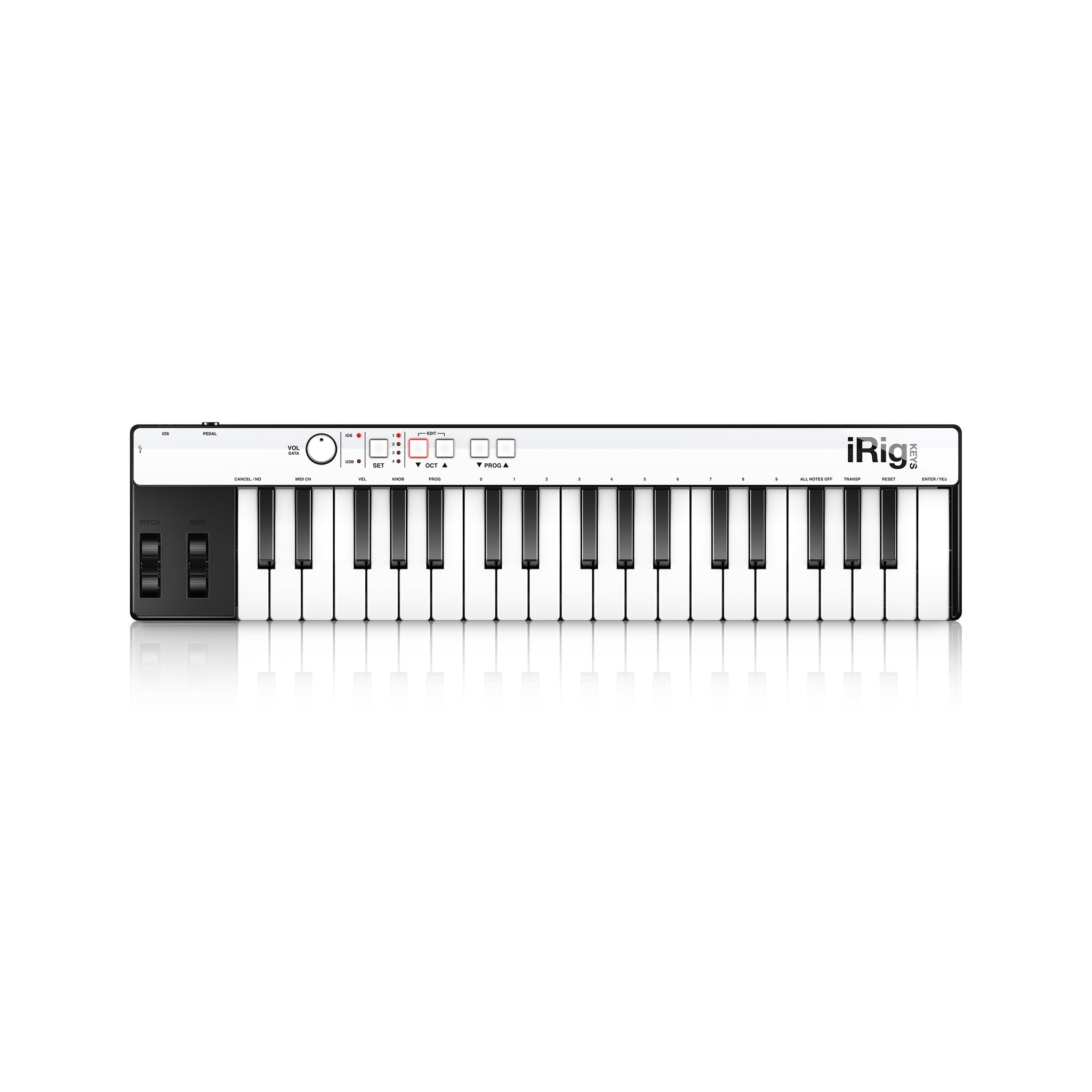 IK Multimedia iRig Keys 37 Mini-Key With Lightning (iOS), OTG (Android) And USB (Mac/PC)