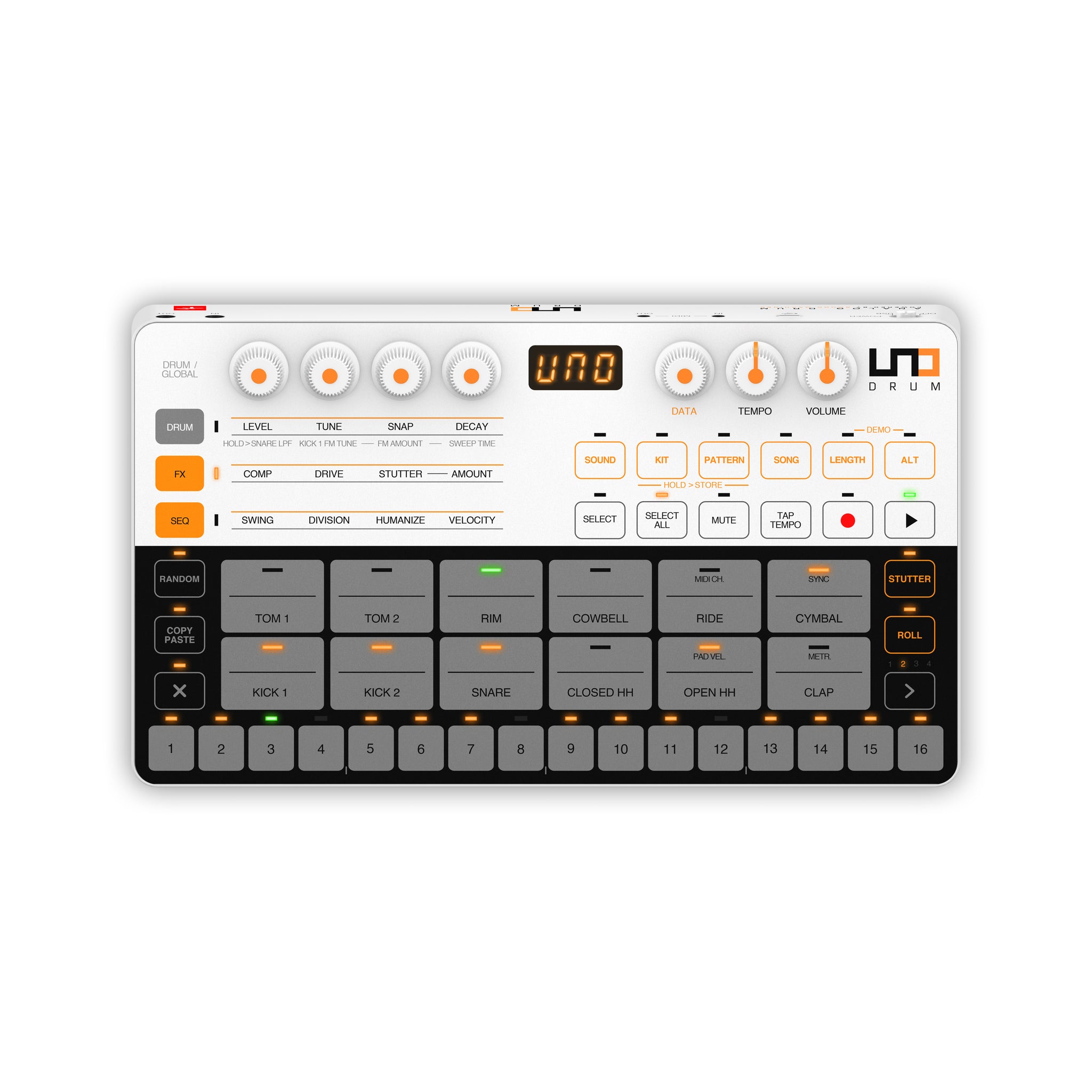 Ik Multimedia UNO Drum Analog / PCM Drum Machine