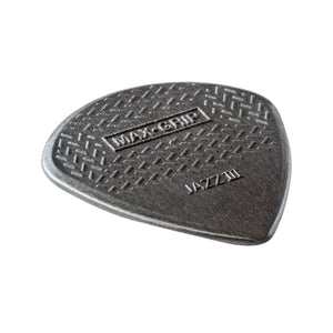Jim Dunlop 471P3C Nylon Max Grip Jazz III Carbon Fibre Picks, 6-Pack