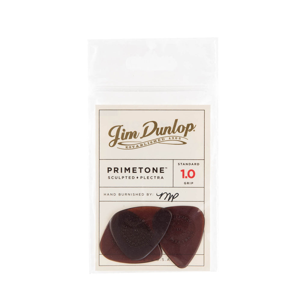 Jim Dunlop 510 Primetone Standard Grip Pick, 1.0mm, 3-Pack