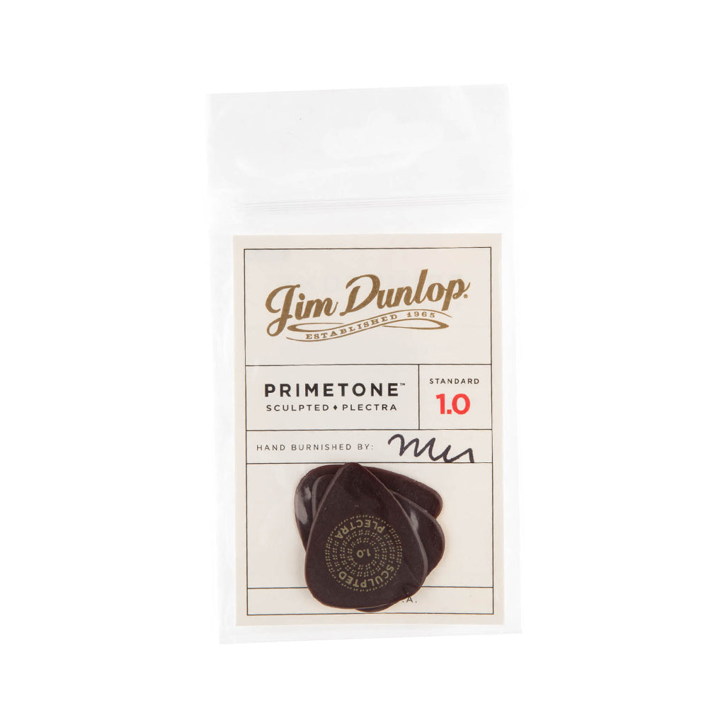 Jim Dunlop 511 Primetone Standard Smooth Pick, 1.0mm, 3-Pack