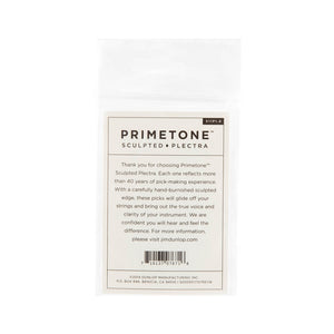 Jim Dunlop 511 Primetone Standard Smooth Pick, 1.0mm, 3-Pack
