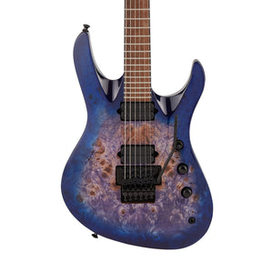 Jackson Pro Series Signature Chris Broderick Soloist 6P Electric Guitar, Laurel FB, Transparent Blue