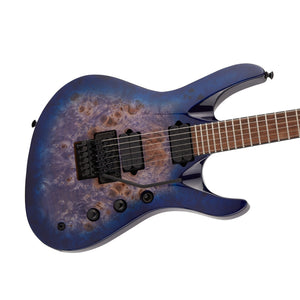 Jackson Pro Series Signature Chris Broderick Soloist 6P Electric Guitar, Laurel FB, Transparent Blue
