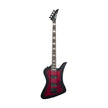 Jackson JS Series Kelly Bird Bass JS3Q Guitar, Amaranth FB, Transparent Red Burst