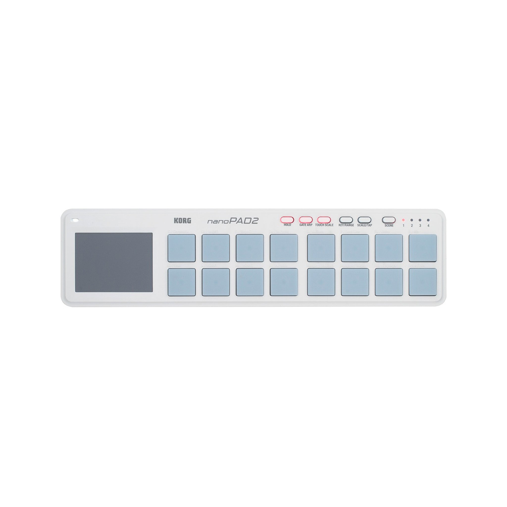 Korg nanoPAD2 USB MIDI Controller, White