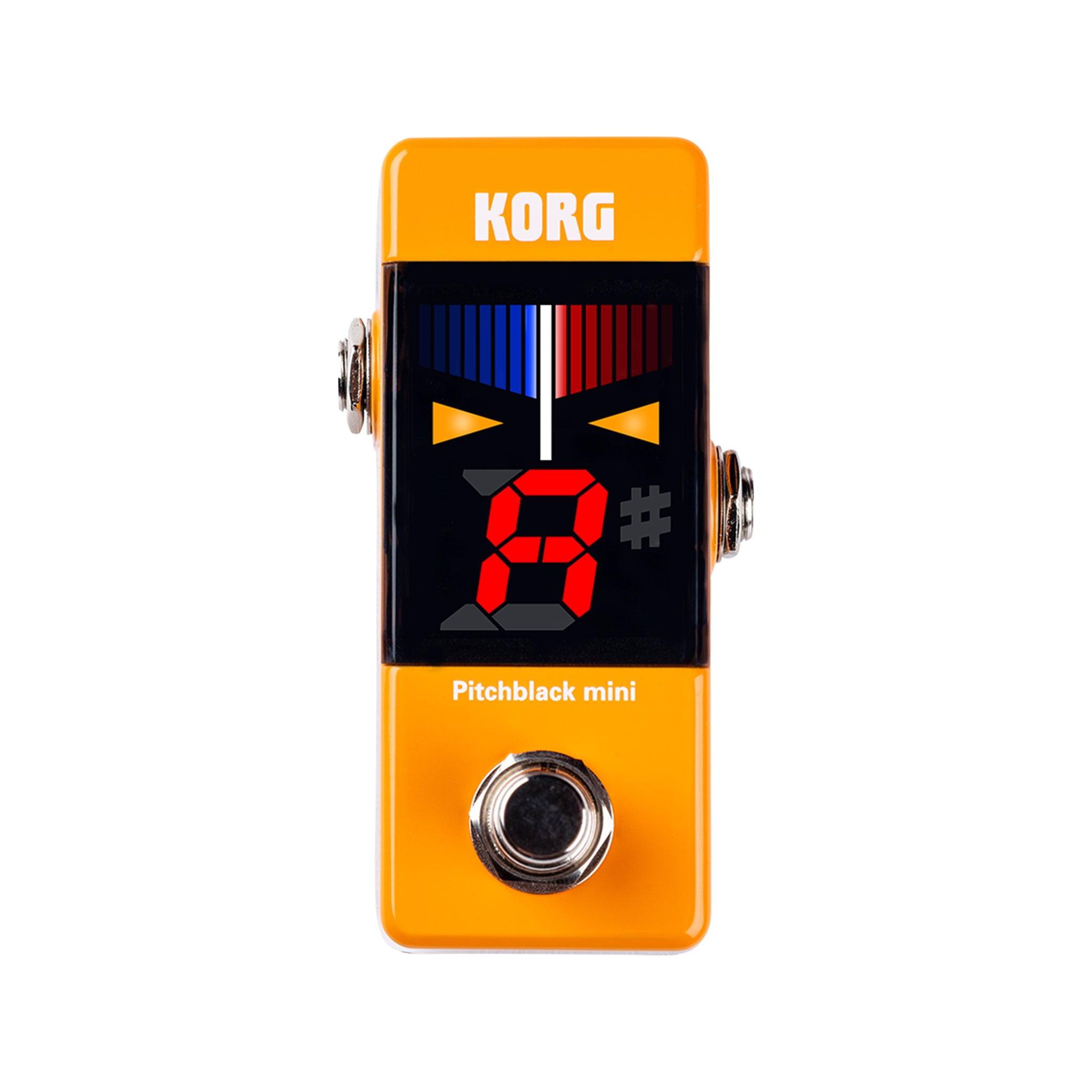 Korg PitchBlack Mini Pedal Tuner, Orange