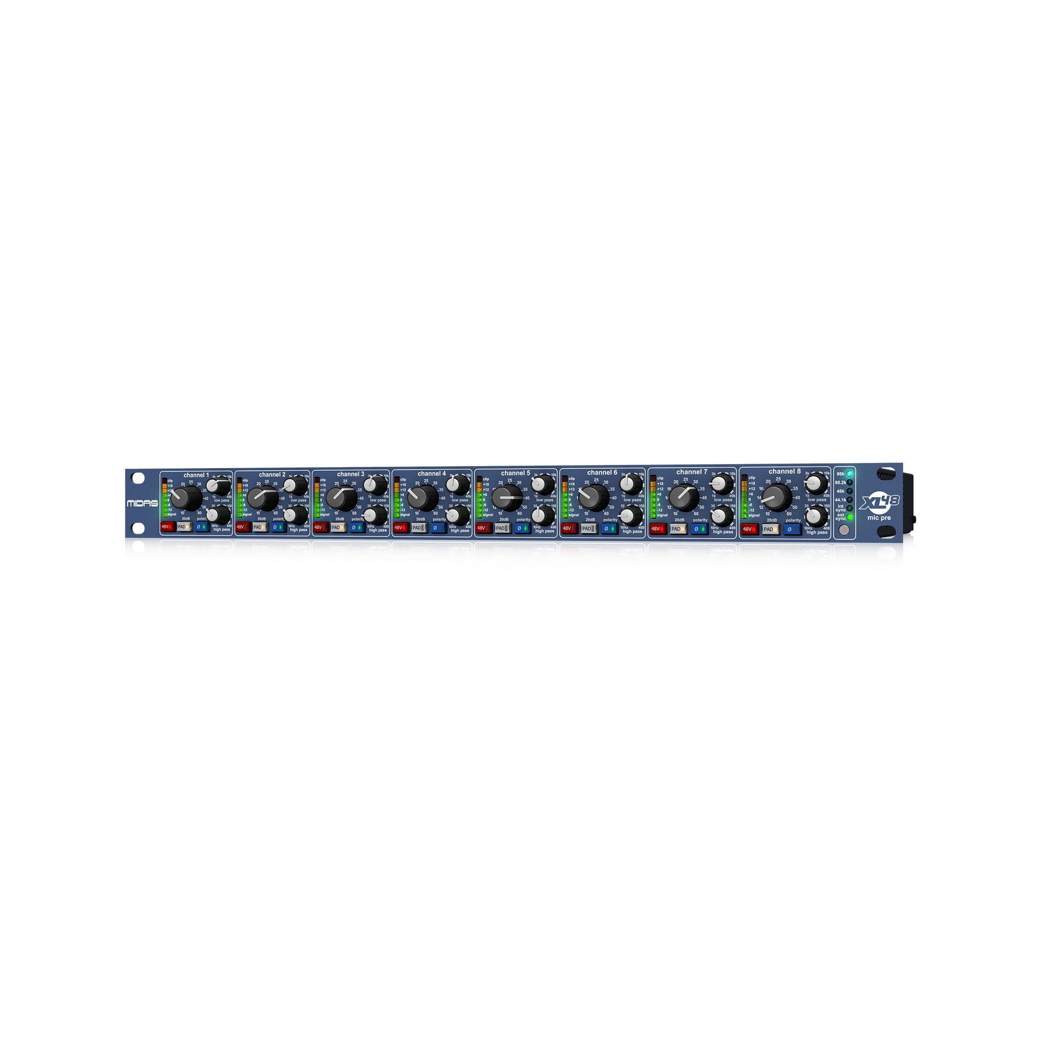 Midas XL48 8-channel Microphone Preamp – Swee Lee Indonesia