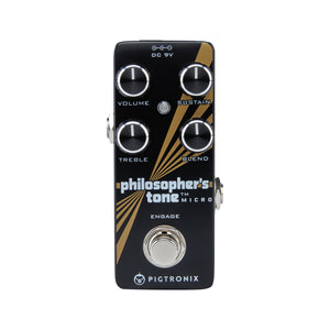 Pigtronix Philosopher's Tone Micro Compressor / Sustain Guitar Effects Pedal