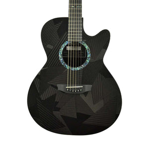 Rainsong BI-WS1000N1 Black Ice Series Acoustic-Electric Guitar w/Case
