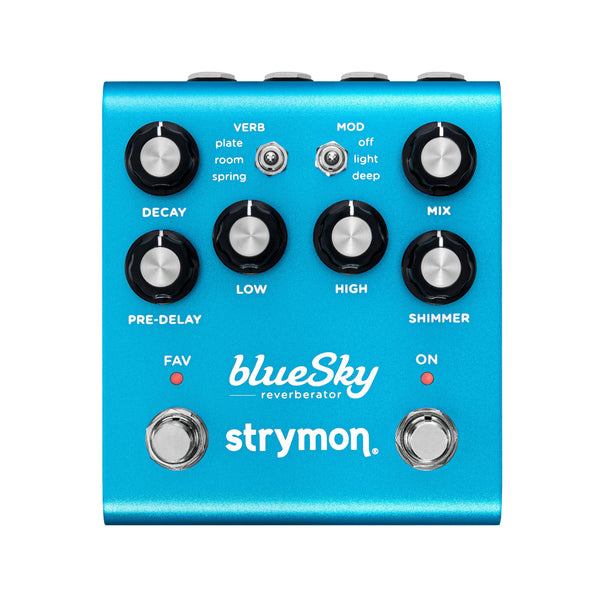 Strymon BlueSky 2FSR Reverberator Guitar Effects Pedal