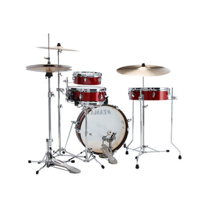 TAMA LJK48P-BRM  Club-JAM Pancake 4-Piece Basic Drum Kit, Burnt Red Mist