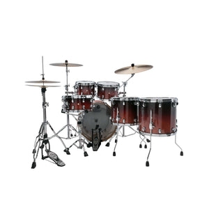 TAMA MBS52RZS-DCF Starclassic Performer 5-Piece Drum Shell Kit, Dark Cherry Fade