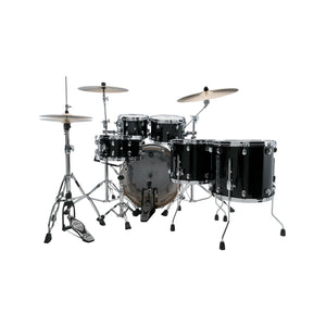 TAMA MBS52RZS-PBK Starclassic Performer 5-Piece Drum Shell Kit, Piano Black