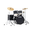 TAMA ST58H6-BNS Stagestar 5-Piece Drum Kit w/ Hardware+Throne, Black Night Sparkle