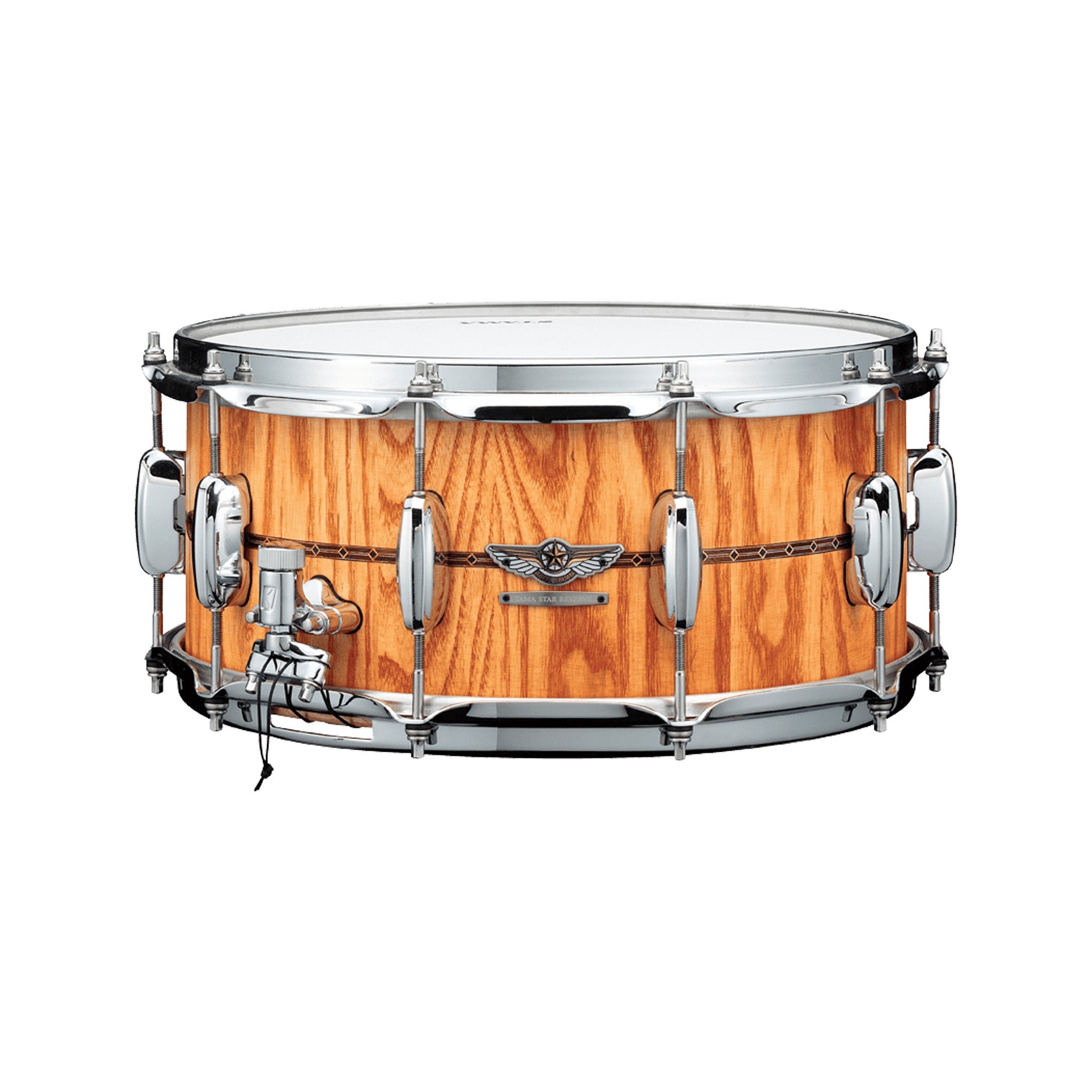 TAMA TVA1465S-OAA 14x6.5inch Star Reserve Vol.8 Stave Ash Snare Drum, Oiled Amber Ash