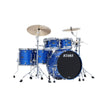 TAMA WBS52RZS-LOR Starclassic Walnut/Birch 5-Piece Drum Shell Kit, Lacquer Ocean Blue Ripple