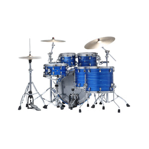 TAMA WBS52RZS-LOR Starclassic Walnut/Birch 5-Piece Drum Shell Kit, Lacquer Ocean Blue Ripple