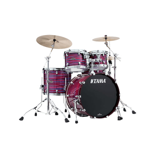TAMA WBS52RZS-LPO Starclassic Walnut/Birch 5-Piece Drum Shell Kit, Lacquer Phantasm Oyster