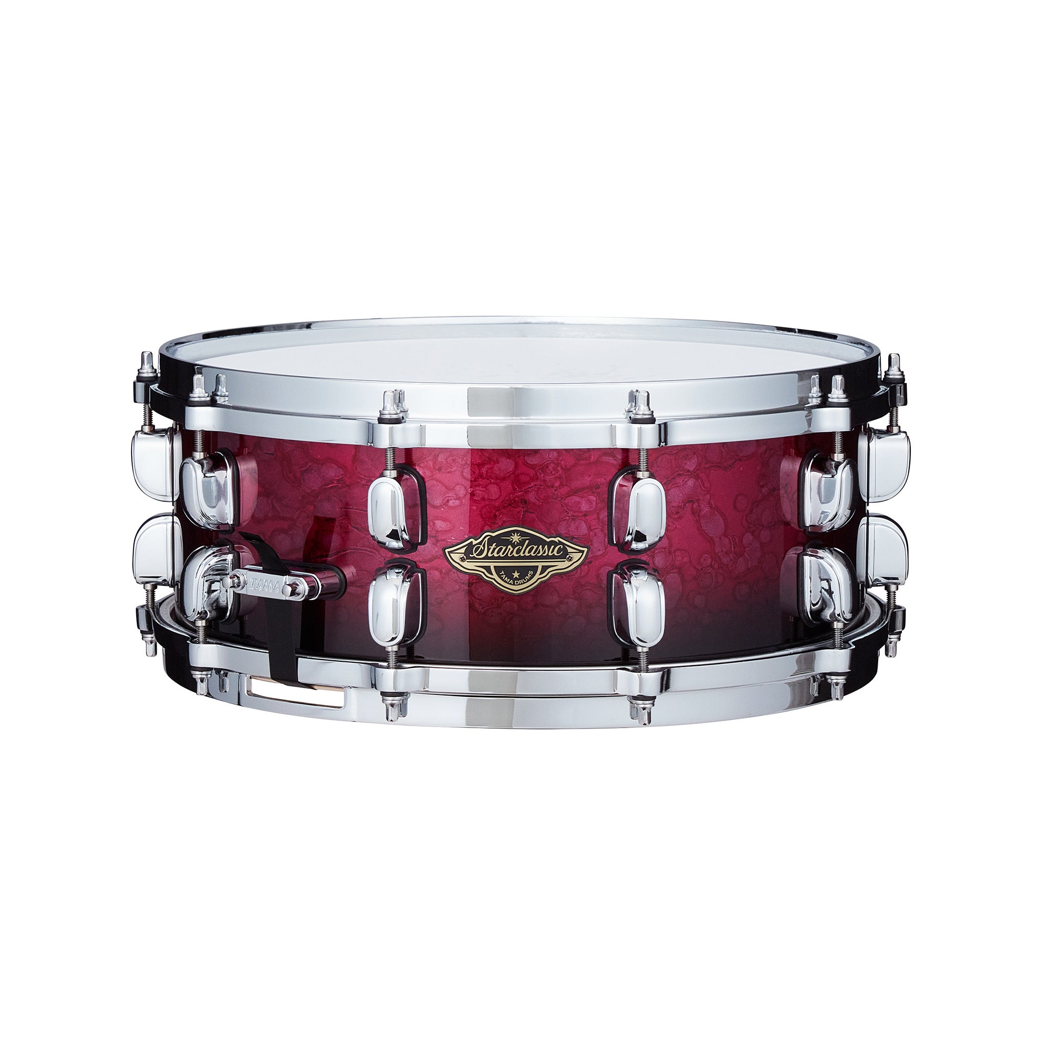 TAMA WBSS55-MDR 14x5.5inch Starclassic Walnut/Birch Snare Drum, Molten Dark Rasberry Fade