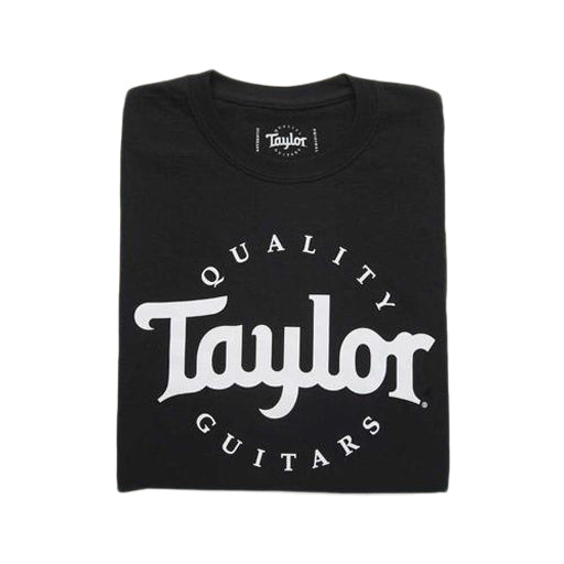 Taylor Men's Basic Black Logo T-Shirt, Small