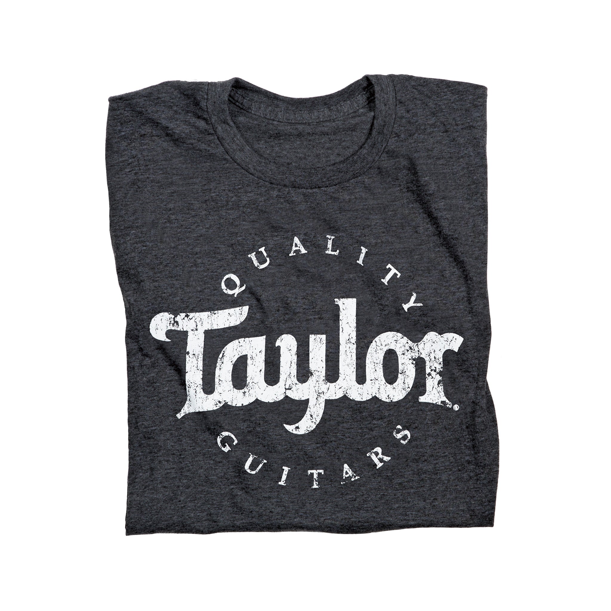 Taylor Men's Basic Black Aged Logo T-Shirt, Small