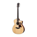 Taylor 214ce Plus Rosewood/Spruce Grand Auditorium Acoustic Guitar w/Aerocase, Natural
