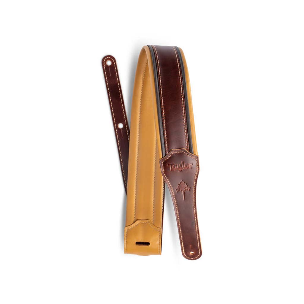 Taylor 2.5" Ascension Leather Guitar Strap, Cordovan