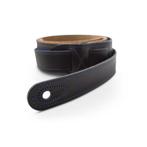 Taylor Blue Denim 2" Guitar Strap, Gold Logo