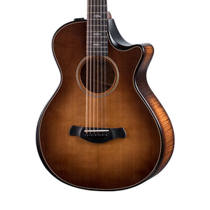 Taylor Builder's Edition 652ce V-Class Grand Concert 12-String Acoustic Guitar w/Case, Wild Honey Burst
