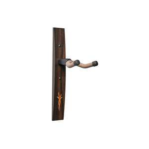 Taylor Exotic Wood Guitar Hanger, Ebony, Myrtlewood/Boxwood, Bouquet Inlay