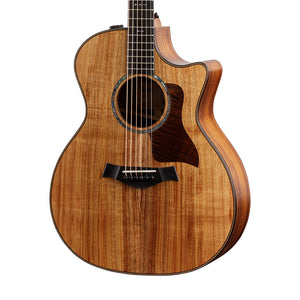 Taylor 724ce Grand Auditorium V-Class Acoustic Guitar, Natural, Hawaiian Koa
